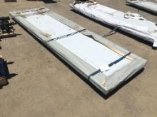 Unused 10ft x 3ft Corrugated Roof Panels.