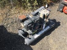 Dual Tank Gas Powered Air Compressor.