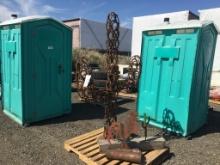 Pallet of Saguaro Horseshoe Cactus Statue,