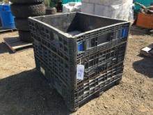 Plastic Crate of 3/4in Drop In Coil Anchors.