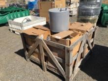 Cardboard Box of Misc Items, Including