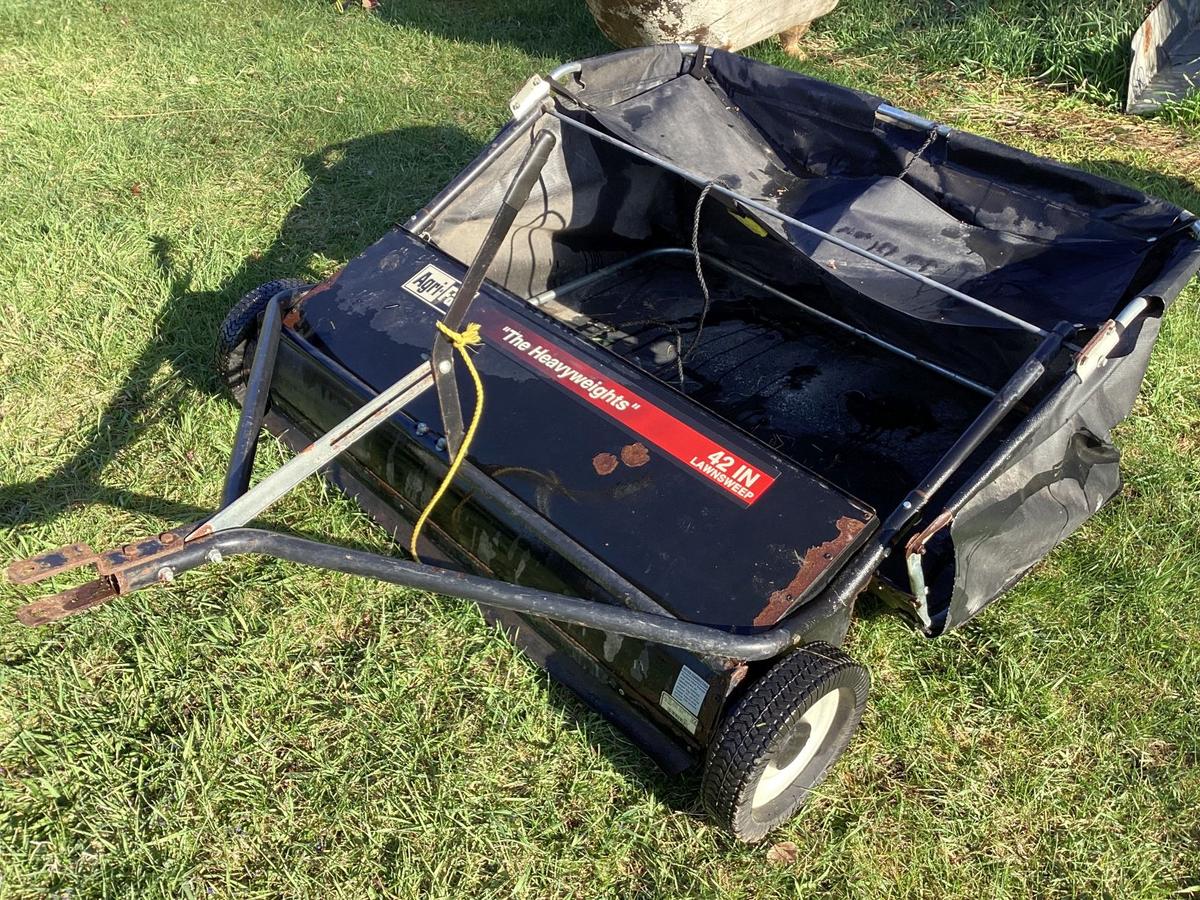 AgriFab 42" Pull Behind Lawnsweep