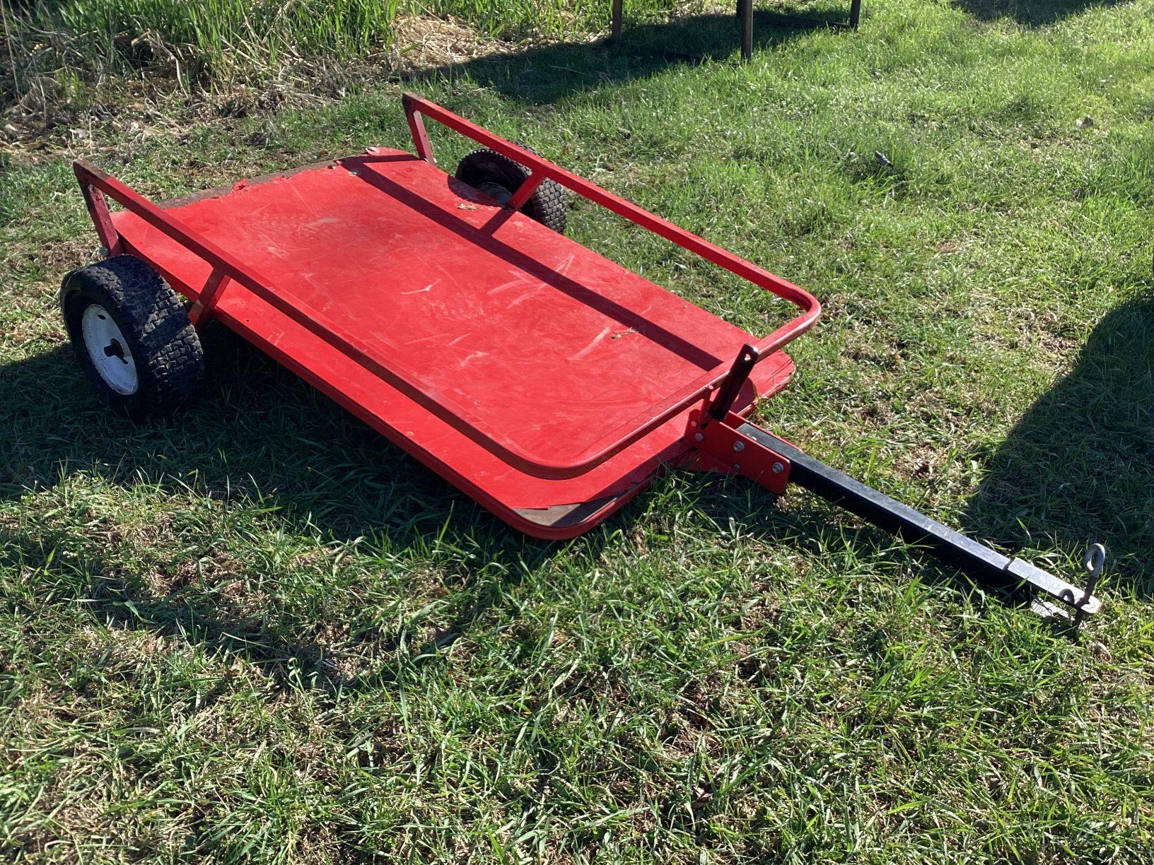 Drop Down Yard Cart, 31"x46", Tires were REPLACED