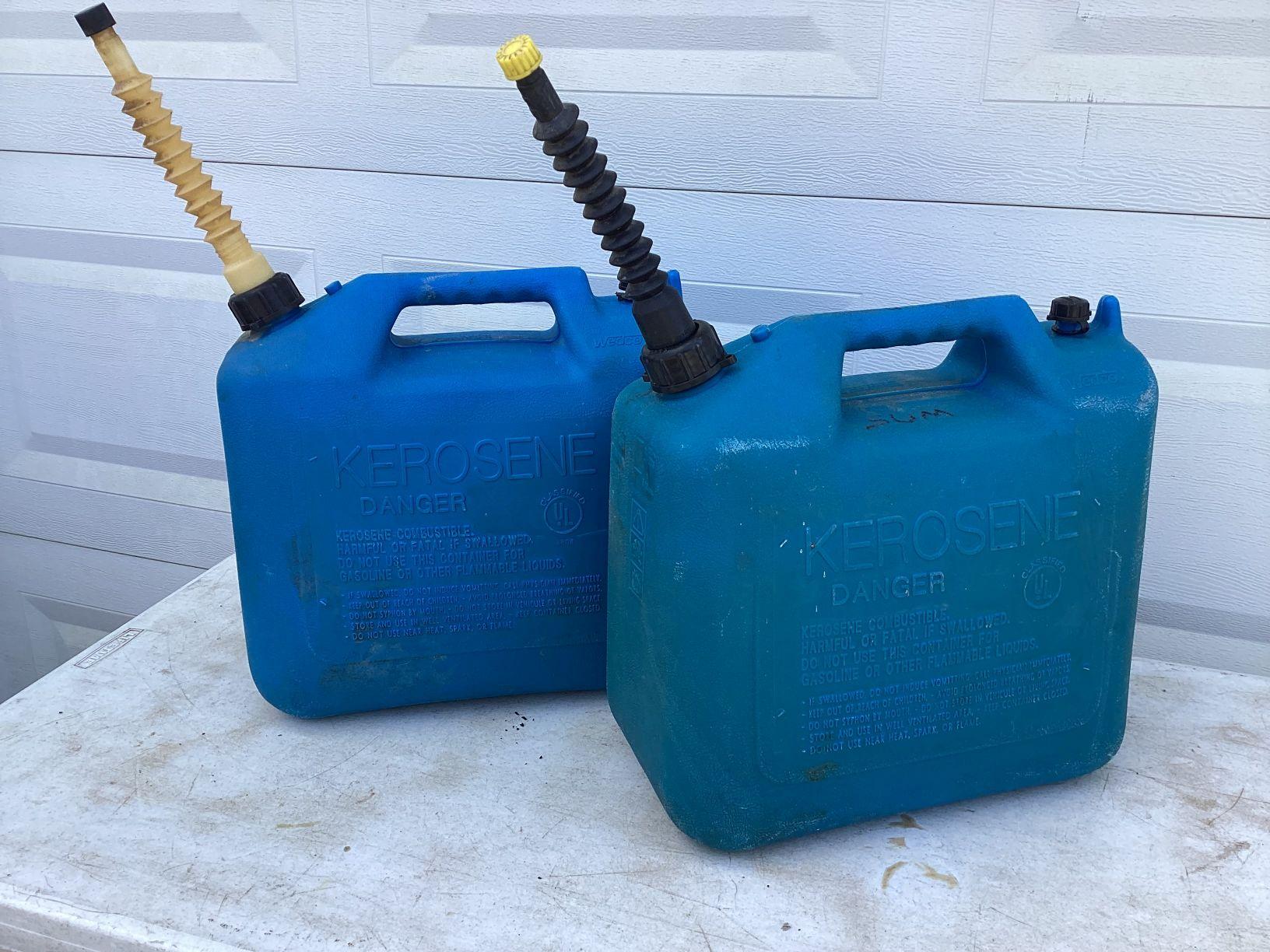 2 Kerosene Cans