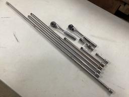 Craftsman 3/8" Ratchets. Long Extension Set