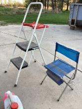Household Ladder and Fishermans Chair
