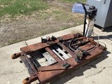 Rolling Car Hoist with Pump