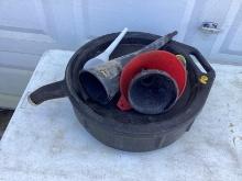 Oil Pan and Funnels