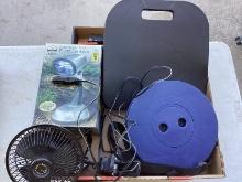Lantern, Fan, Collapsable Stool