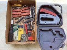 Driver Bits and Craftsman Stapler