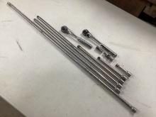 Craftsman 3/8" Ratchets. Long Extension Set