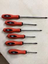 NEW Magnet Tip Scewdriver Set