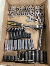Crows Foot, Snap-On Sockets, 3/8" Ratchets