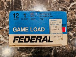Federal Game Load  12 Gauge 2 3/4 Inch Shotgun Shells