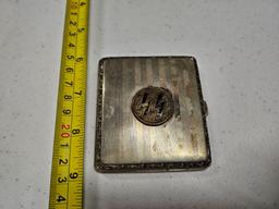 Nazi Germany Cigarette Case w/ SS Emblem