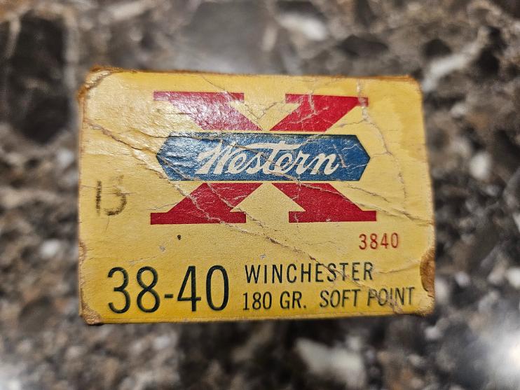 Winchester Western X 38-40 180 Grain Soft Point Ammo