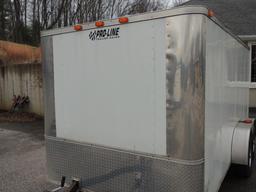 2012 14-foot Pro Line Enclosed Trailer