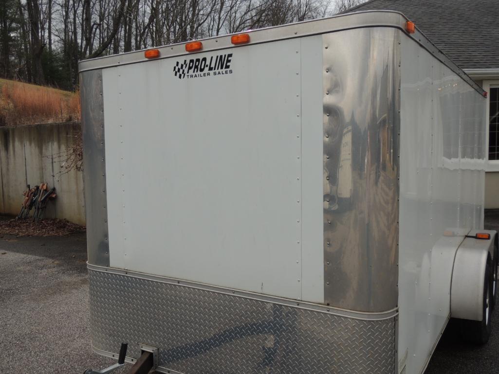 2012 14-foot Pro Line Enclosed Trailer