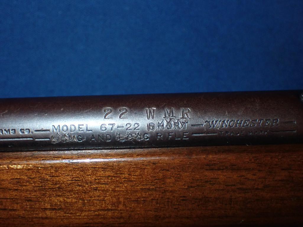 Winchester Model 67 22 WMR