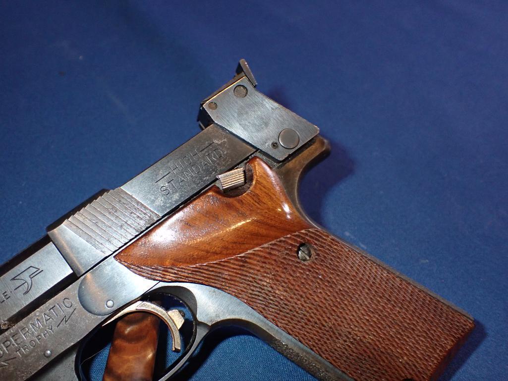 High Standard Supermatic Trophy 22 LR Pistol