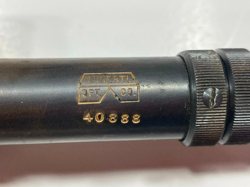 J Unertil 16 Power Vintage Rifle Scope