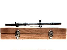 J Unertil 4 Power Vintage Rifle Scope
