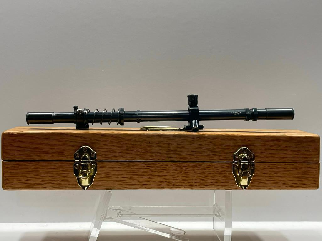 J Unertil 4 Power Vintage Rifle Scope