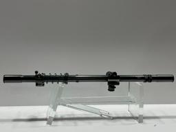 J Unertil 4 Power Vintage Rifle Scope