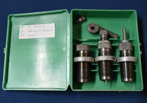 4 RCBS Reloading Die Sets & Bullet Puller & Swager Combo