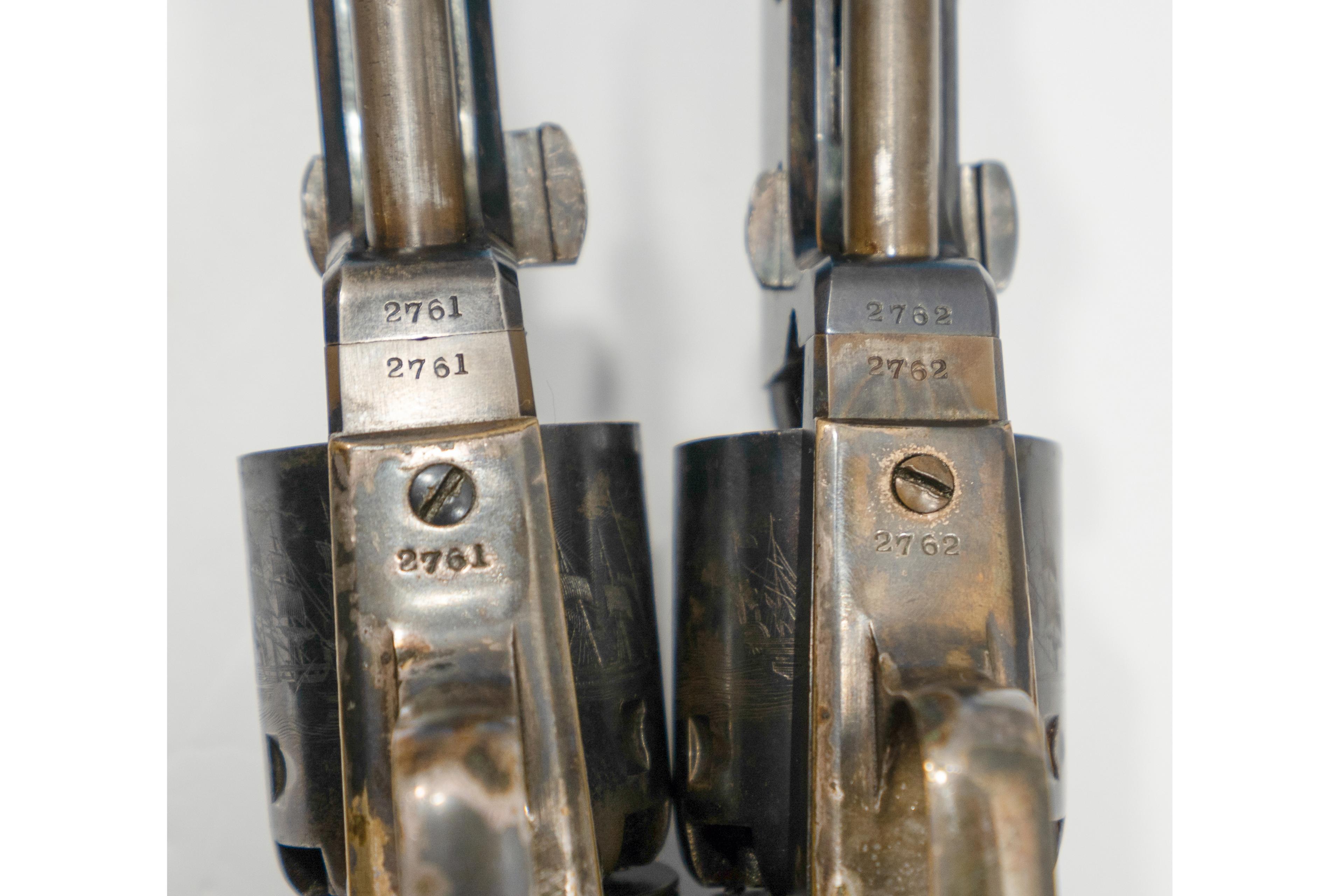 Boxed Consecutive Serial Number Colt 1851 Navy Percussion Revolvers