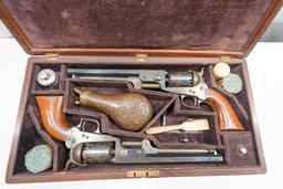 Boxed Consecutive Serial Number Colt 1851 Navy Percussion Revolvers