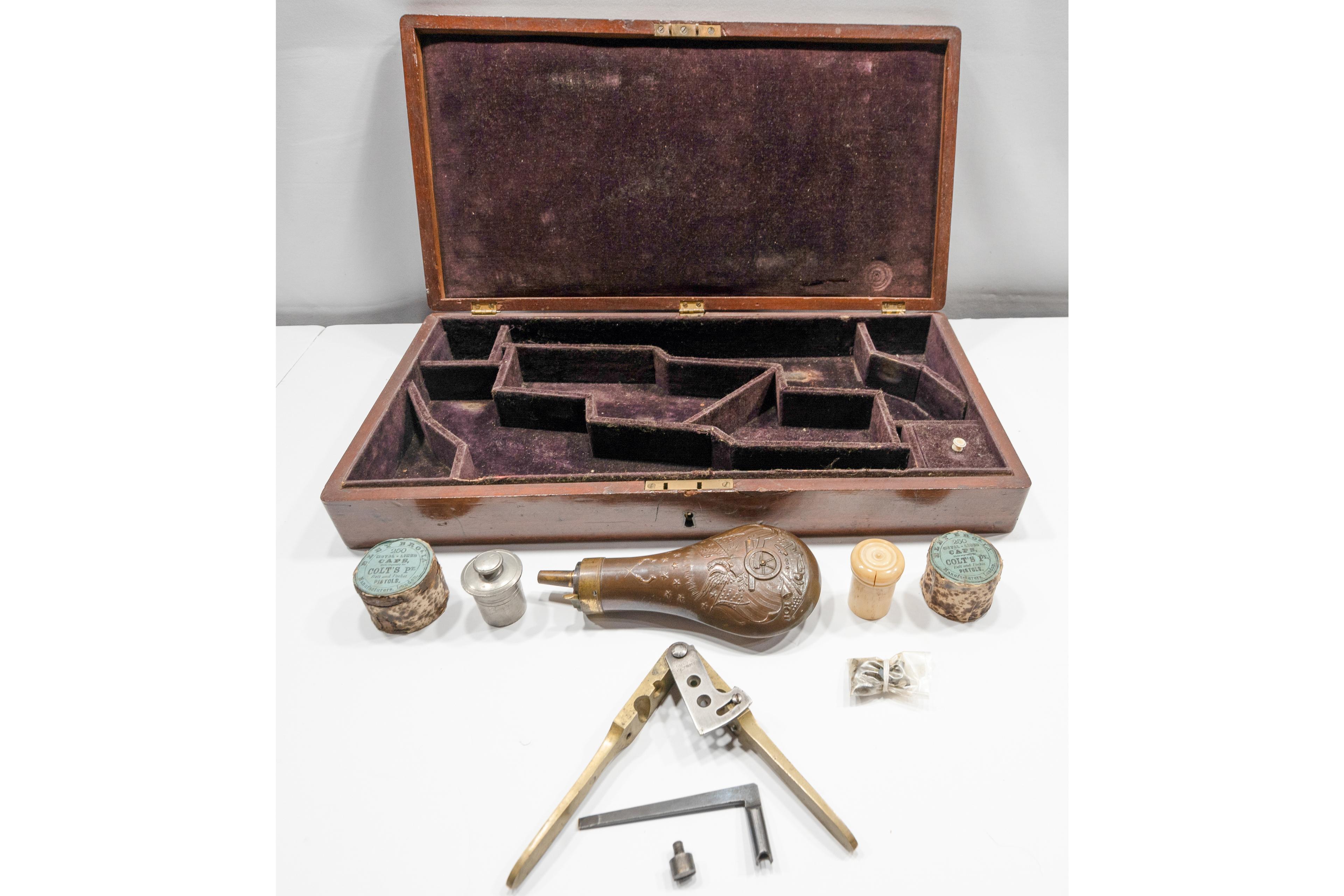 Boxed Consecutive Serial Number Colt 1851 Navy Percussion Revolvers