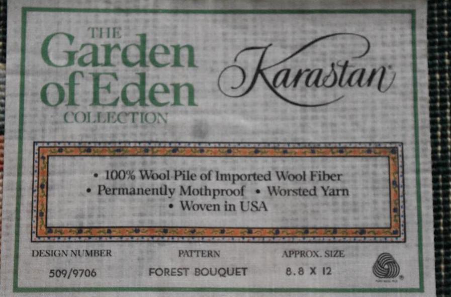 Karstan 8.8 x 12 Wool Carpet