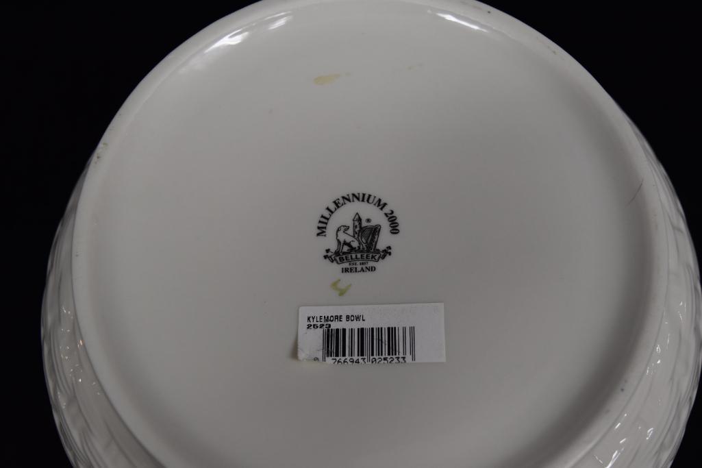 Belleek Kylemore Bowl Shamrock