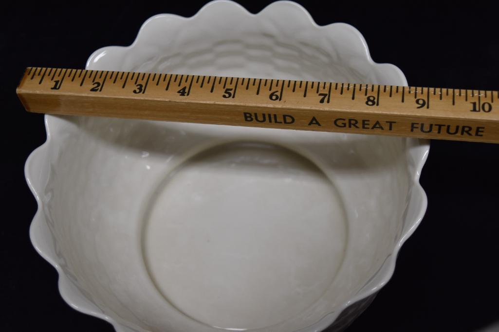 Belleek Kylemore Bowl Shamrock