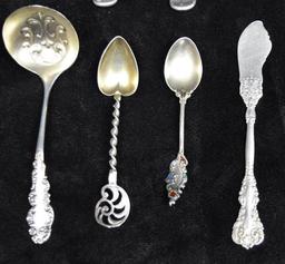 Lot of Sterling Silver Spoons / Butter Knives /Fork/ Pie