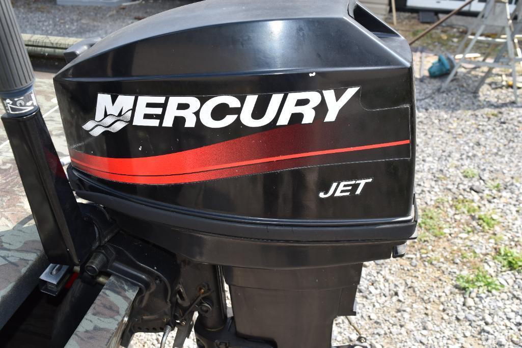 2006 Triton 15' Aluminum River Boat with Trailer