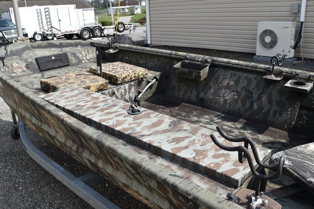2006 Triton 15' Aluminum River Boat with Trailer