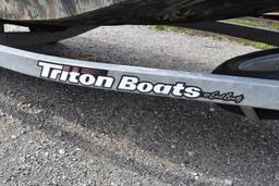 2006 Triton 15' Aluminum River Boat with Trailer