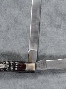 Case XX Tested 2 Blade Razor Edge Slim Line Trapper Knife