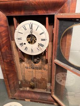 Seth Thomas Clock Case and Pieces