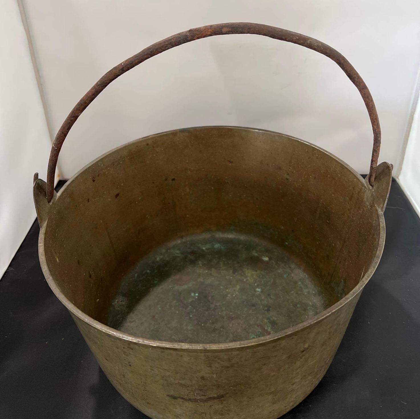 Large Brass Kettle