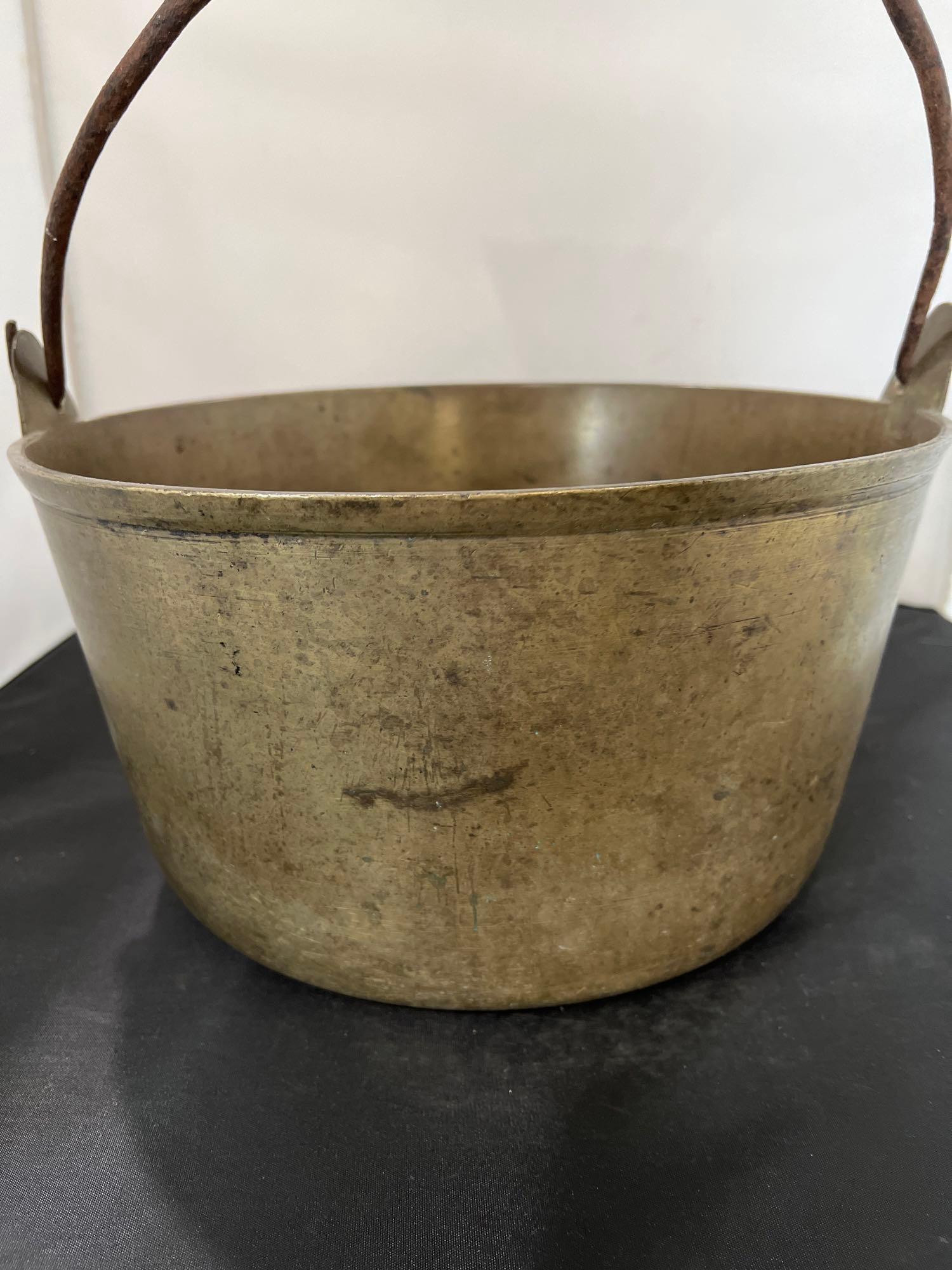 Large Brass Kettle