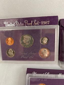 Set of 5 United States Proof Sets