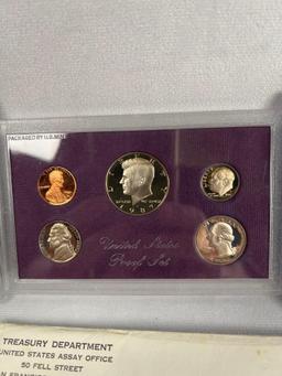 Set of 4 United States Proof Sets