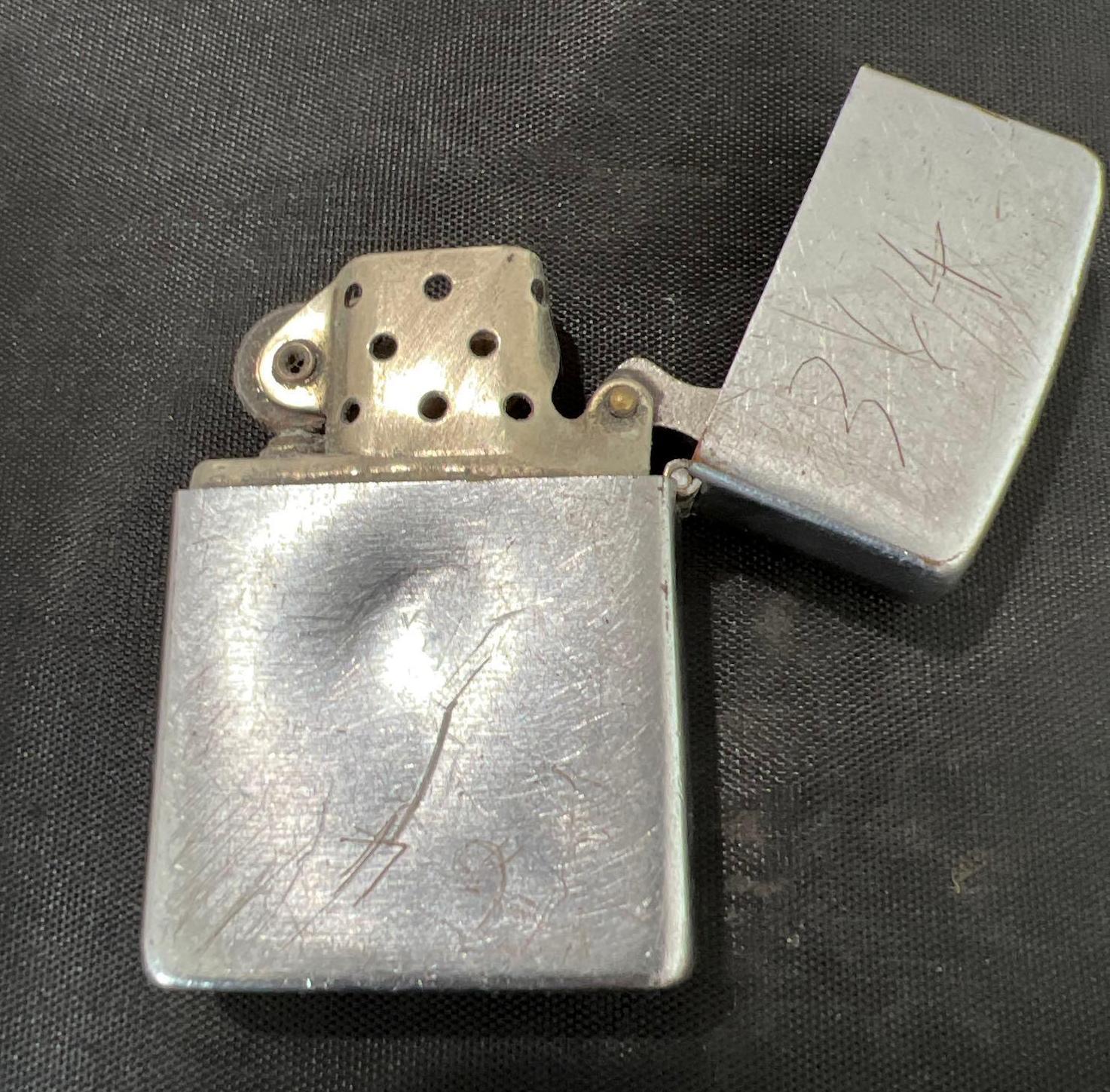 Cigarette case & 2 Lighters- Zippo & Marlboro