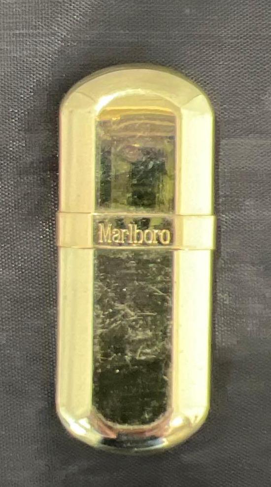 Cigarette case & 2 Lighters- Zippo & Marlboro