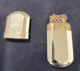 Cigarette case & 2 Lighters- Zippo & Marlboro