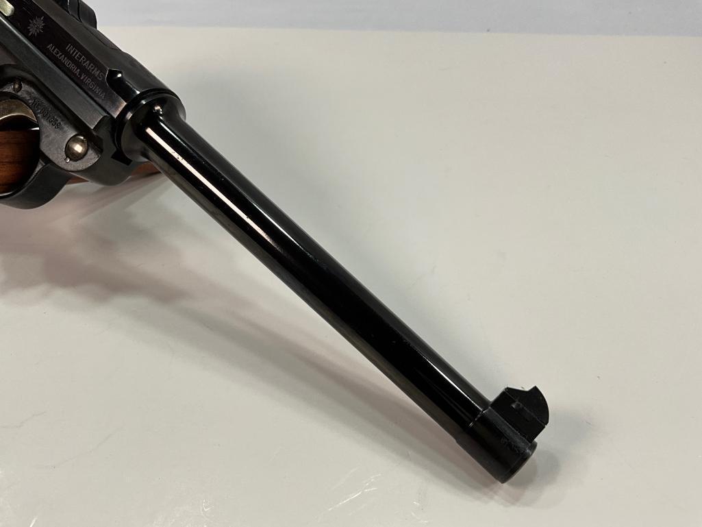 Interarms Mauser Parabellum .30 Luger Caliber Pistol