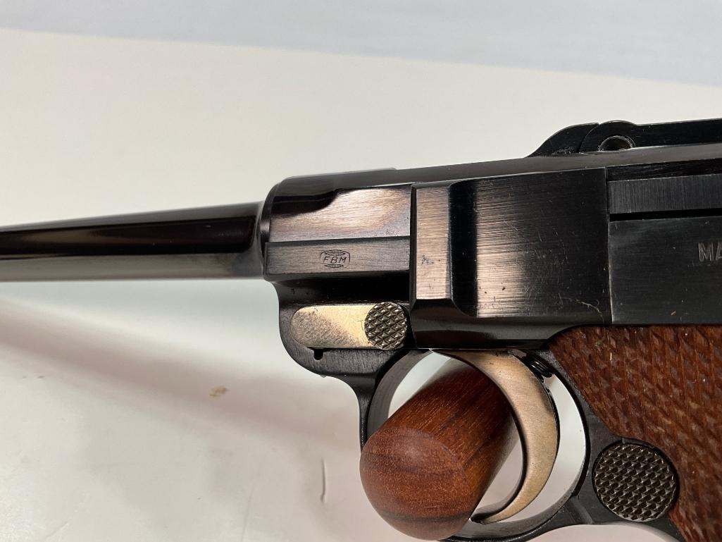 Interarms Mauser Parabellum .30 Luger Caliber Pistol